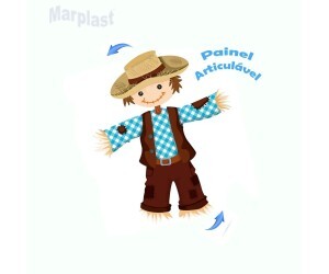 JUNINA ESPANTALHO ARTICULADO ARRAIA C/1 UNIDADE