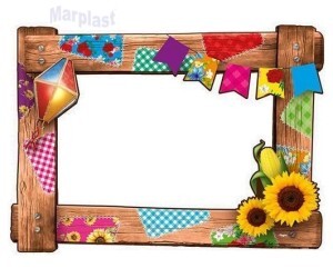 JUNINA MOLDURA PARA FOTO ARRAIA  C/01 UNIDADE