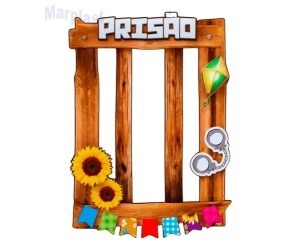 JUNINA MOLDURA PARA FOTO PRISAO ARRAIA C/01 UNIDADE