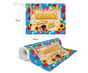 JUNINA PAINEL PLASTICO ARRAIA CHITA C/1 UNIDADE