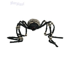 HALLOWEEN ARANHA LISTRAS DOURADAS 54CM 