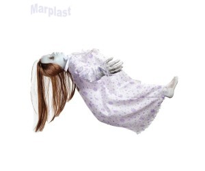 HALLOWEEN BONECA AGATHA COM LUZ E MOVIMENTO 75CM