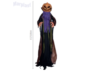 HALLOWEEN BONECO ABÓBORA  HECTOR 173CM COM LUZ E SOM