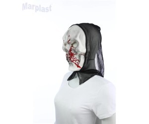 HALLOWEEN MASCARA CAVEIRA FANTASMA 23,5X17CM