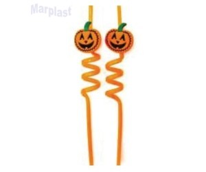 HALLOWEEN CANUDO DIVERTIDO PLASTICO SORTIDO C/4UN