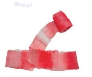 HALLOWEEN BANDAGENS DE SANGUE 10MTX10CM C/1UN SILVER