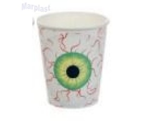HALLOWEEN COPO PAPEL OLHOS 270ML