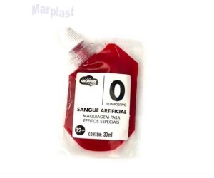 BOLSA SANGUE FALSO P/ HALLOWEEN