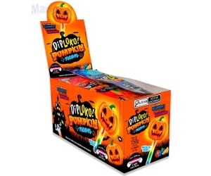 HALLOWEEN PIR. DIPLOKO CABECA ABOBORA NEON COM 15 UNIDADES