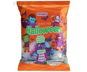 PIRULITO BOLA PIETROBON HALLOWEEN 480G 