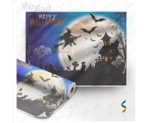 HALLOWEEN TNT PAINEL ESTAMPADO BRUXA 1MT
