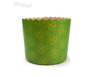 NATAL FORMA PANETONE 250G VERDE C/10UN