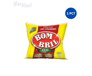 LA DE ACO BOMBRIL C/8