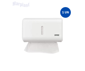 TOALHEIRO COMPACTO GLASS BRANCO PREMISSE 340323-01