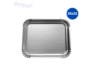 BANDEJA B05 39X32 CM PRATA ULTRAF. 1648