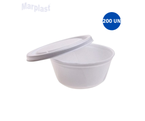 CUMBUCA DE ISOPOR MC-500+TAMPA C/200 UNIDADES