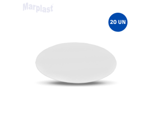 DISCO ISOPOR 20CM TDI-20 C/20UN TOTALPLAST