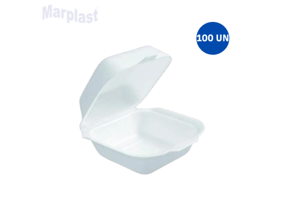 EMBALAGEM PARA LANCHE ISOP. MEDIA TH-02 C/100 TOTALPLAST