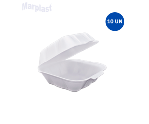 EMBALAGEM PARA LANCHE ISOP. PEQUENA TH-01 C/10 TOTALPLAST