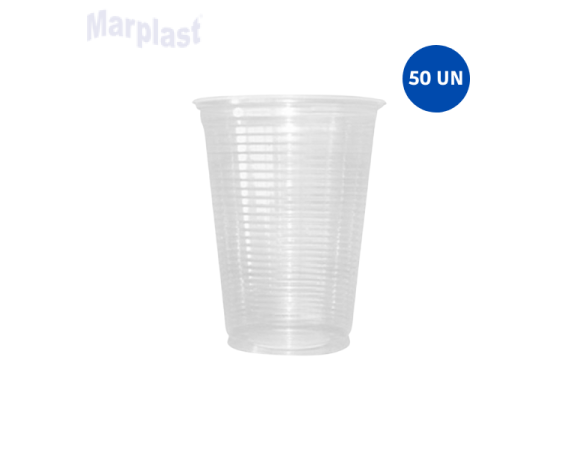 COPO DESCARTAVEL 550ML TR. PP C/50 ALTACOPO