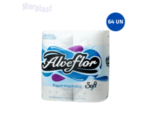 PAPEL HIGIENICO ALVEFLOR NEUTRO C/64 ROLOS