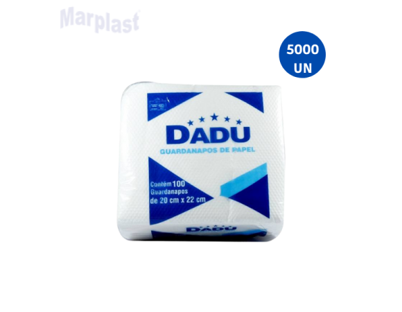 GUARDANAPO DADU 20X20 C/5000 UNIDADES
