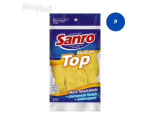 LUVA MULTIUSO AMARELA TOP TAM.P - SANRO