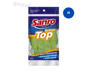 LUVA MULTIUSO FORRADA VERDE TOP TAM.M - SANRO