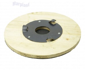 SUPORTE MAD. P/ DISCO 41CM C/ FLANGE