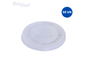 TAMPA PARA COPO DESCARTAVEL TCF-300 COPO 300/330ML C/FURO C/50 COPOMAIS