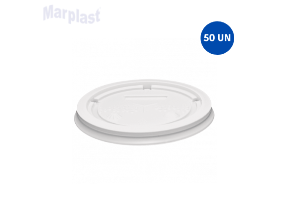 TAMPA PARA POTE TSF-500 200/250ML S/FURO C/50 COPOMAIS