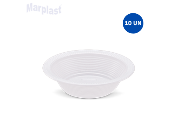 PRATO FUNDO 15CM C/10 UNIDADES  TOTALPLAST@