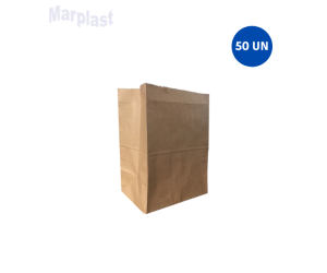 SACO KRAFT LISO SOS C/50 30X20X36 GG PLUMA