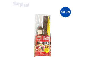 SACO PARA PANETONE CLASSICO 100G C/10 PC