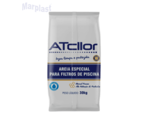 AREIA P/FILTRO PISCINA ATCLLOR  30KG