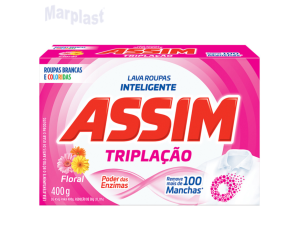 SABÃO EM PÓ ASSIM FLORAL/MICELAR 400GR