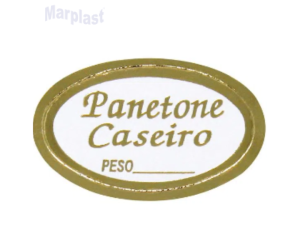 ETIQUETA PARA PANETONE CASEIRO 100UN MAGIA