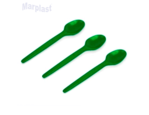 COLHER SOBREMESA KAIXOTE - C/50 UNIDADES - VERDE ESCURO