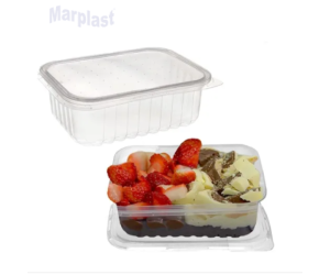 POTE DESCARTAVEL RETANGULAR 1500ML PRAFESTA C/10 - 8326