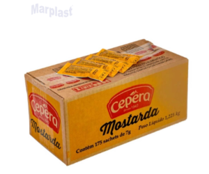 SACHE MOSTARDA  CEPERA CX. 175