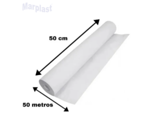 LENCOL HOSPITALAR 50X50 BRANCO WHITEPAPER C/6 UNIDADES