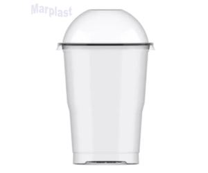 COPO 200ML - BOLHA CRISTAL BELO C/TAMPA 20UNIDADES - PLASTILANIA