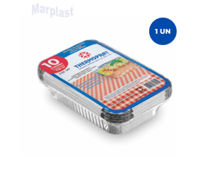 BANDEJA DE ALUMINIO THERMO 750ML C/10