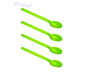 MINI COLHER DESCARTAVEL VERDE C/50 UND PLASTISHOW