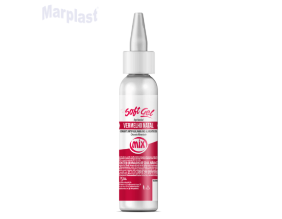 CORANTE SOFT GEL VERMELHO NATAL 25GR