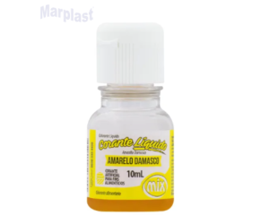 CORANTE LÍQUIDO AMARELO DAMASCO 10ML MIX