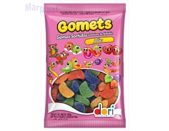 BALA DE GOMA GOMOS DE FRUTAS  700GR DORI