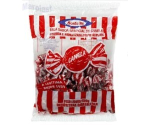 BALA DURA SANTA FE CANELA 600G