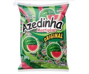 BALA MASTIGAVEL AZEDINHA SABORES 500G