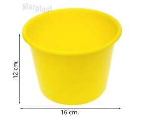 BALDE DE PIPOCA 1,5L AMARELO